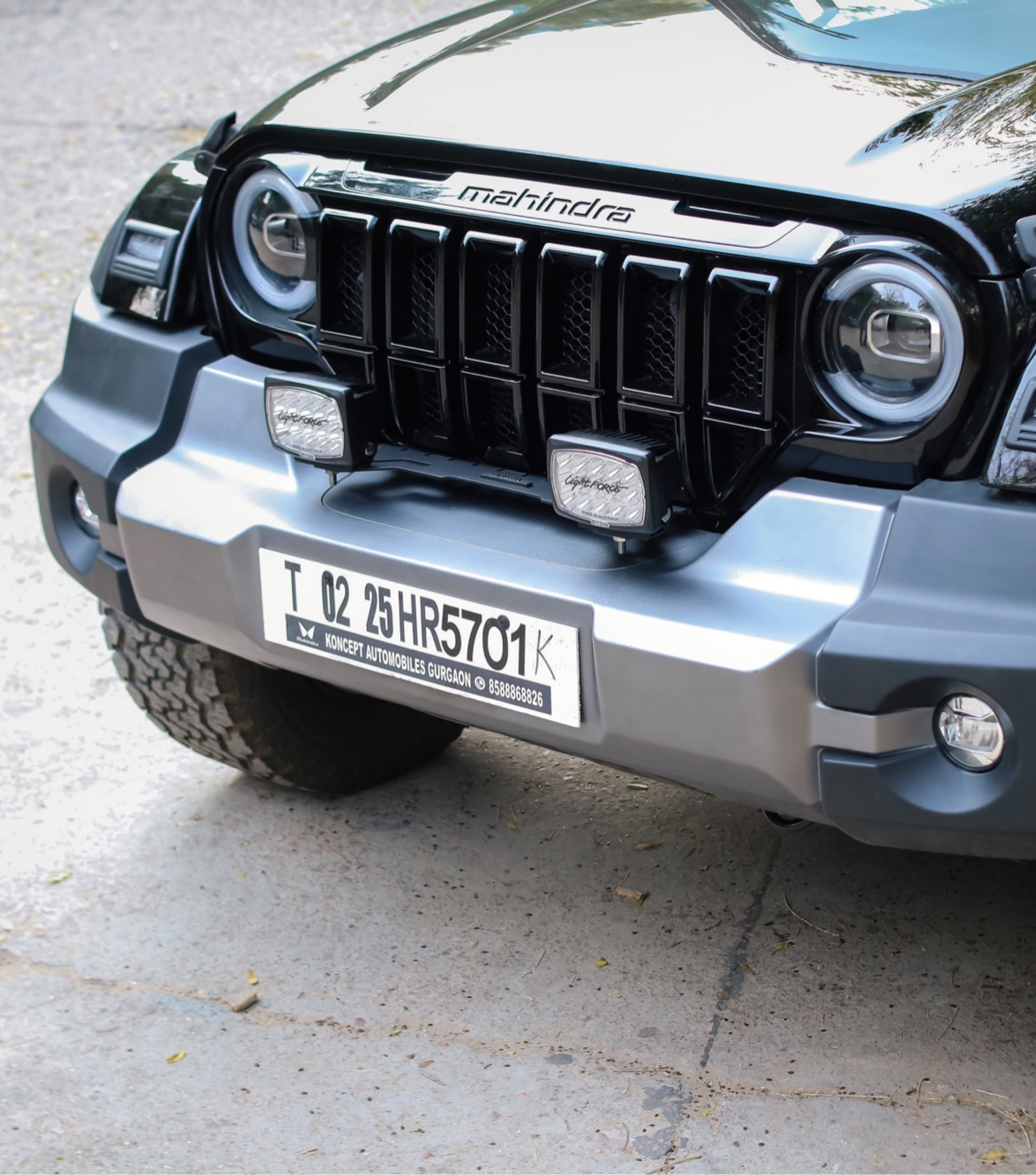Bimbra Bumper Light Mounting Bracket for Thar Roxx