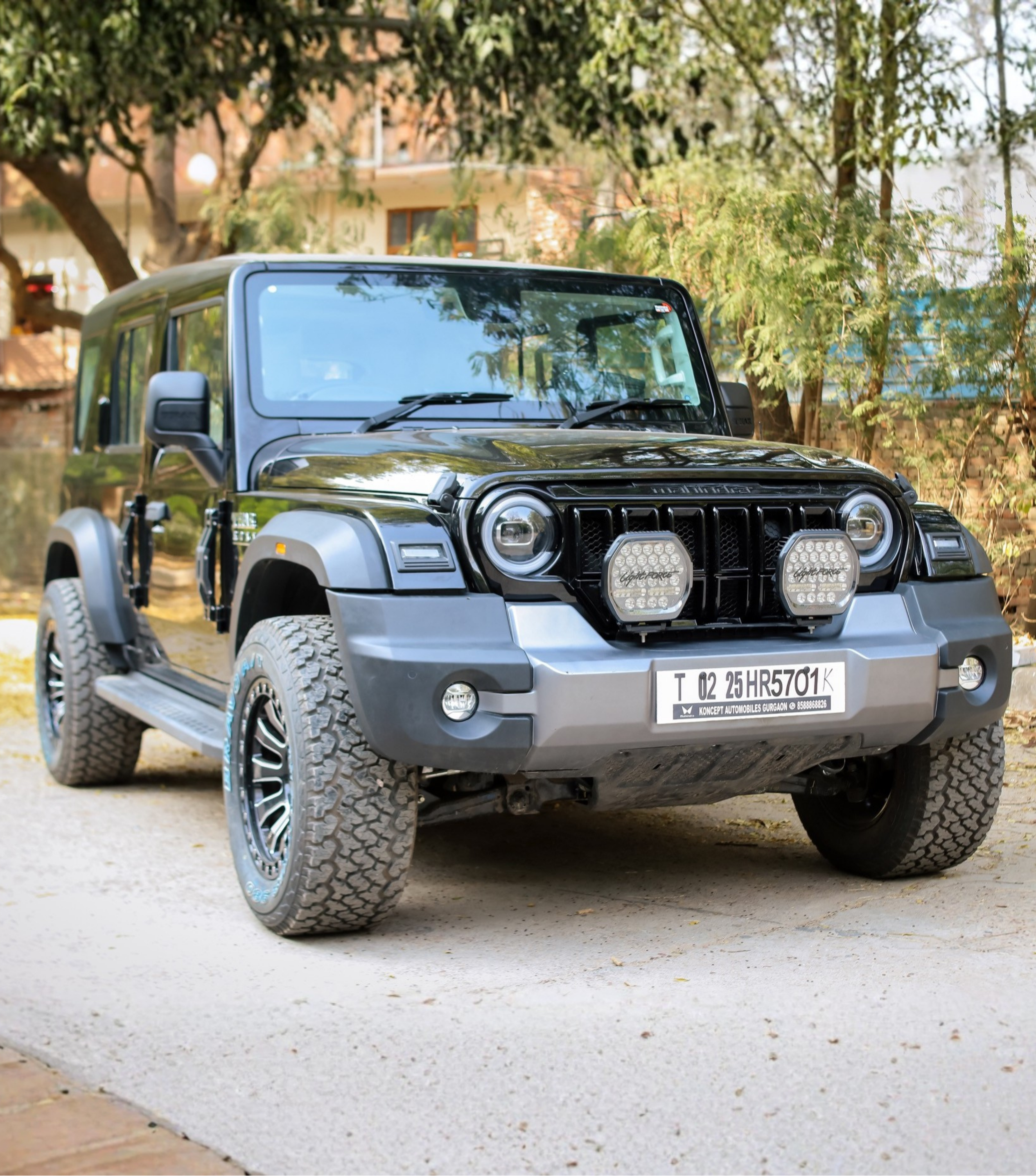 Bimbra Bumper Light Mounting Bracket for Thar Roxx