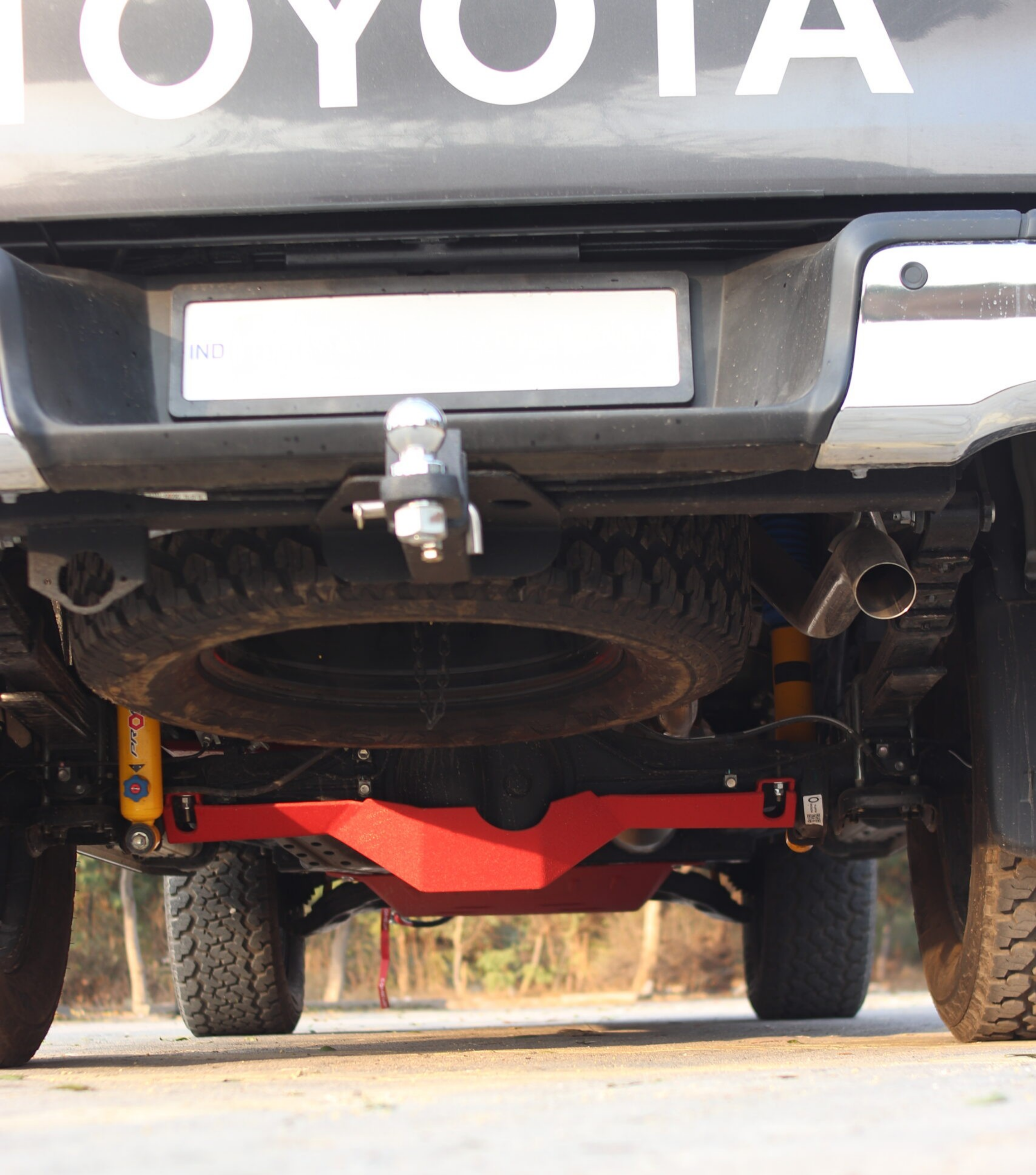 Bimbra Differential Guard Aluminium for Hilux Secondary image