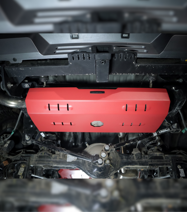 Bimbra Exhaust Guard Steel (RED) for Thar Roxx