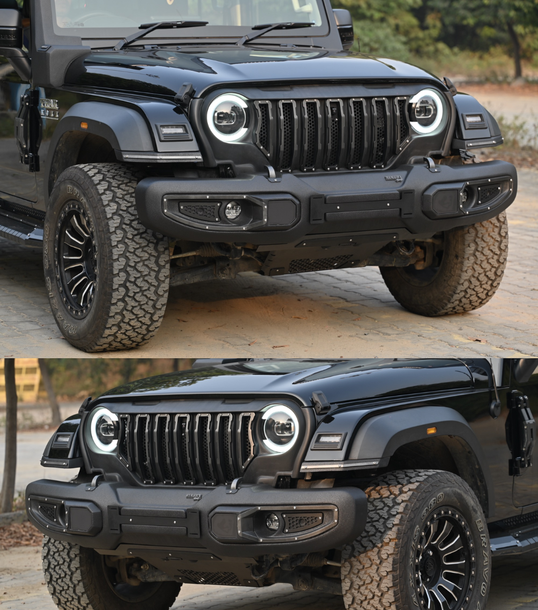 Bimbra Front Bumper Model W for Thar Roxx