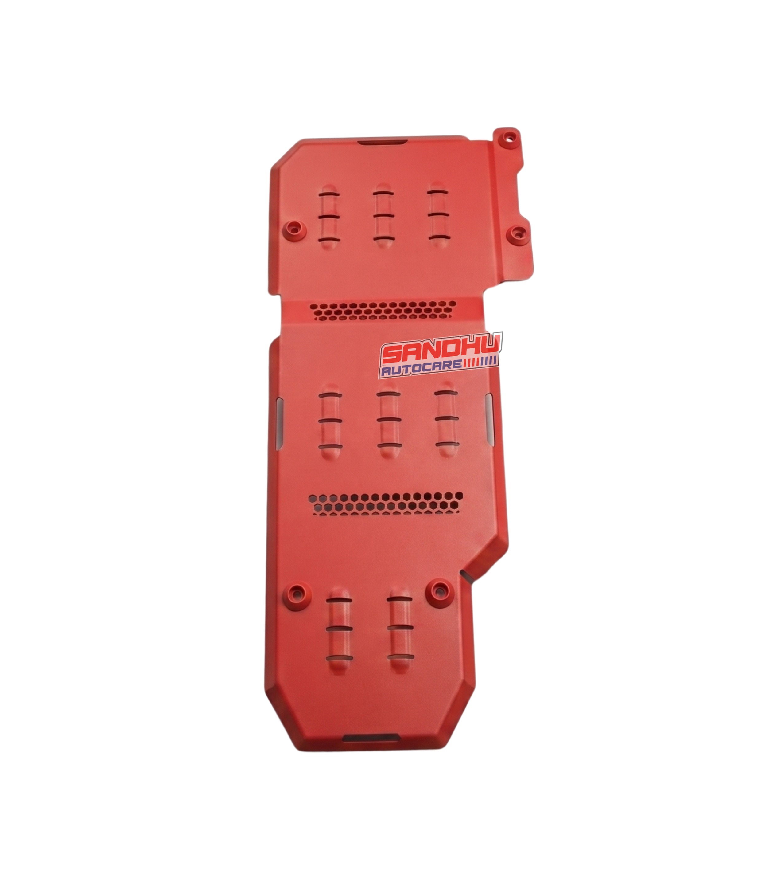 Bimbra Fuel Tank Protection Steel (RED) for Thar Roxx Main image