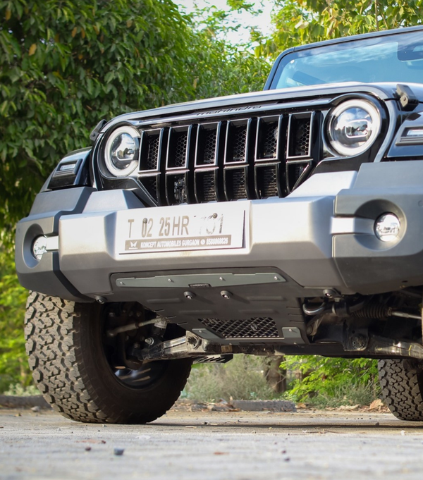 Bimbra Skid Plate Steel (BLACK) for Thar Roxx