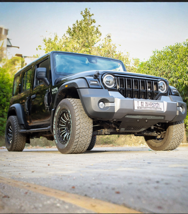 Bimbra Skid Plate Steel (BLACK) for Thar Roxx