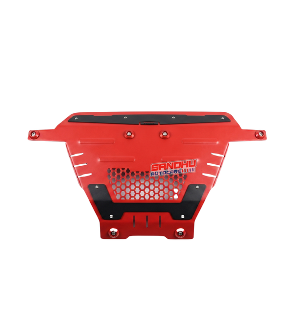 Bimbra Skid Plate Steel (RED) for Thar Roxx