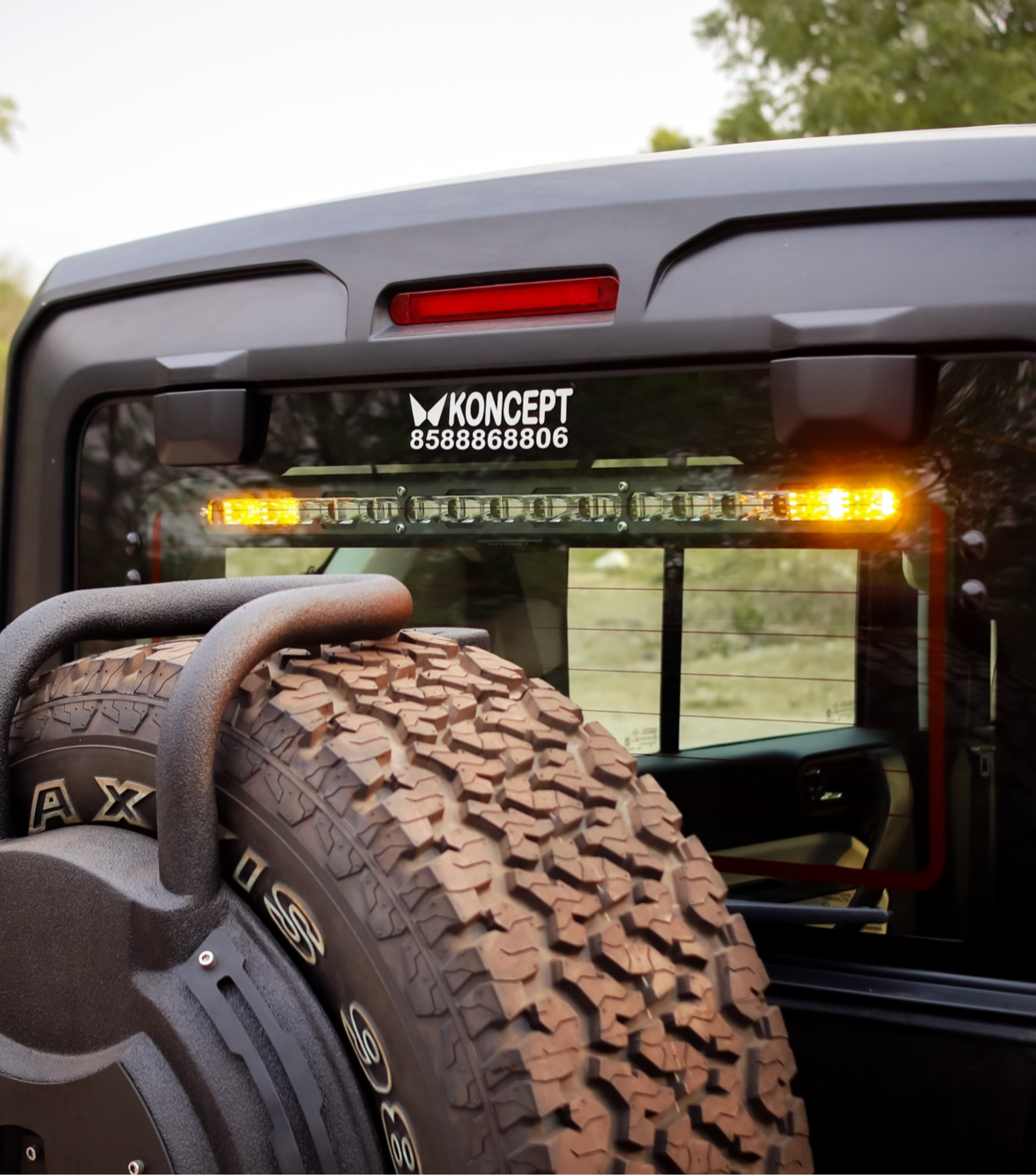 Bimbra Tail Light LED Bar for Thar Roxx