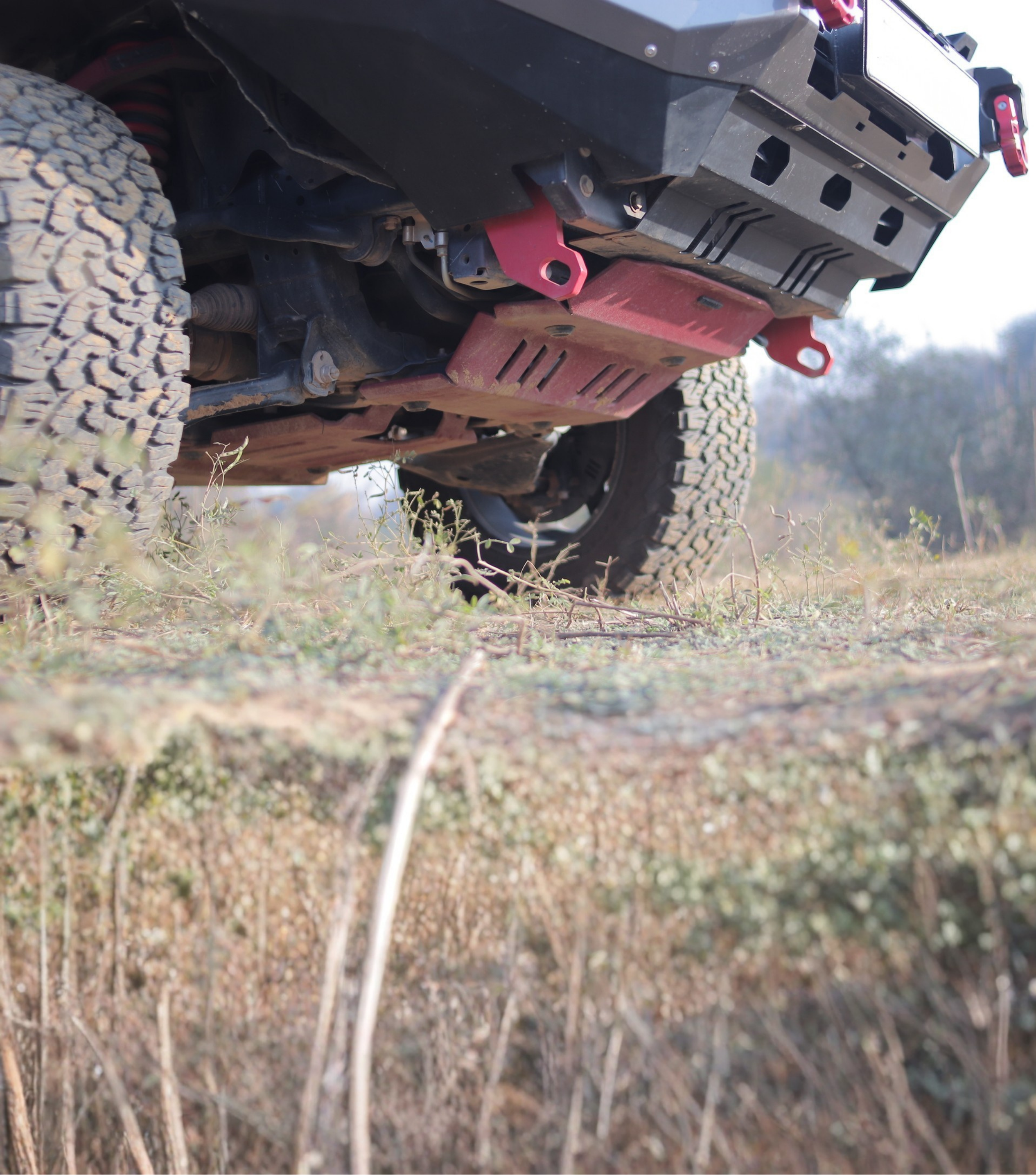Bimbra Underbody Protection Aluminium (RED) for Hilux Secondary image