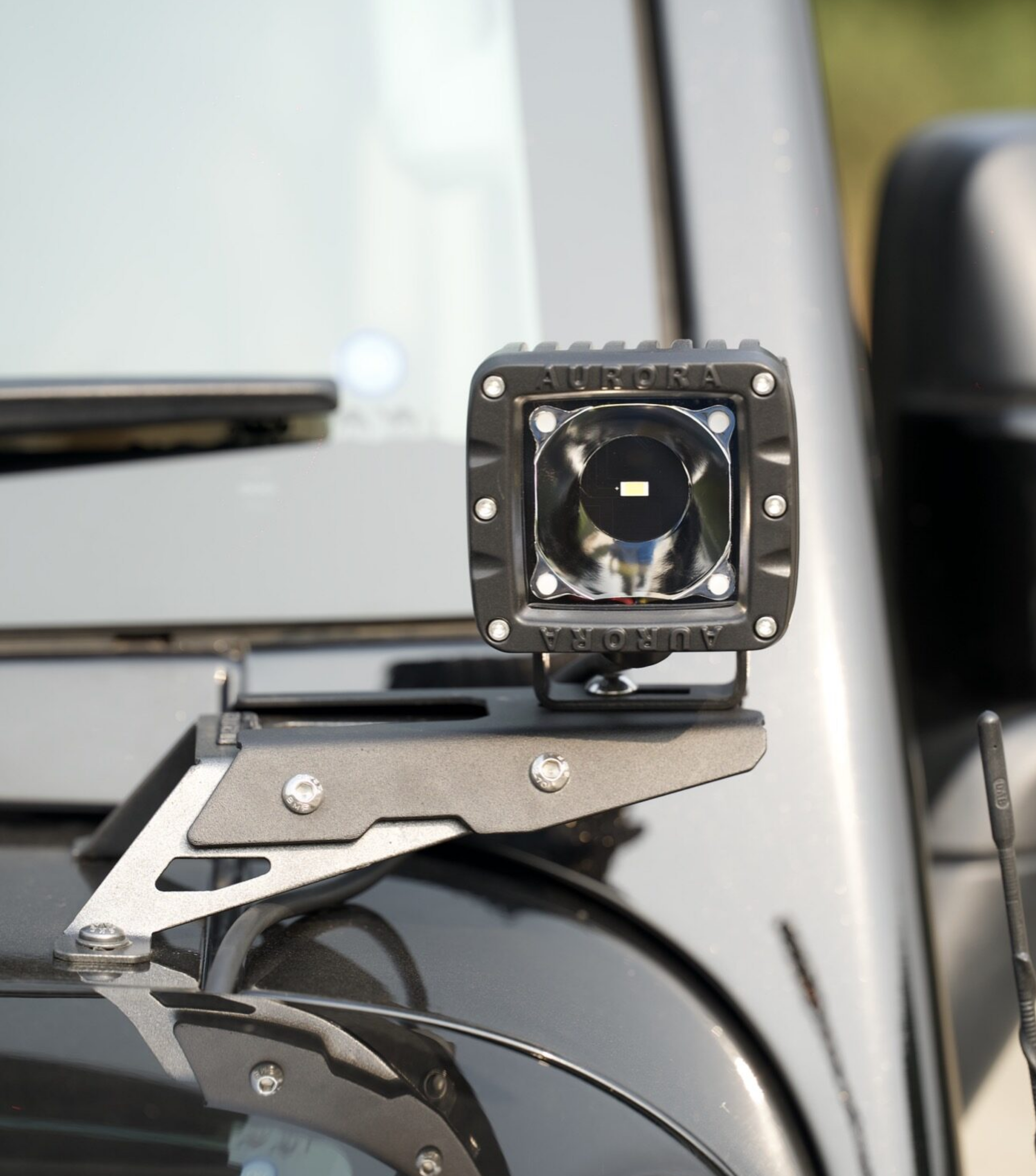 Bimbra Windshield Light Brackets for Thar Roxx