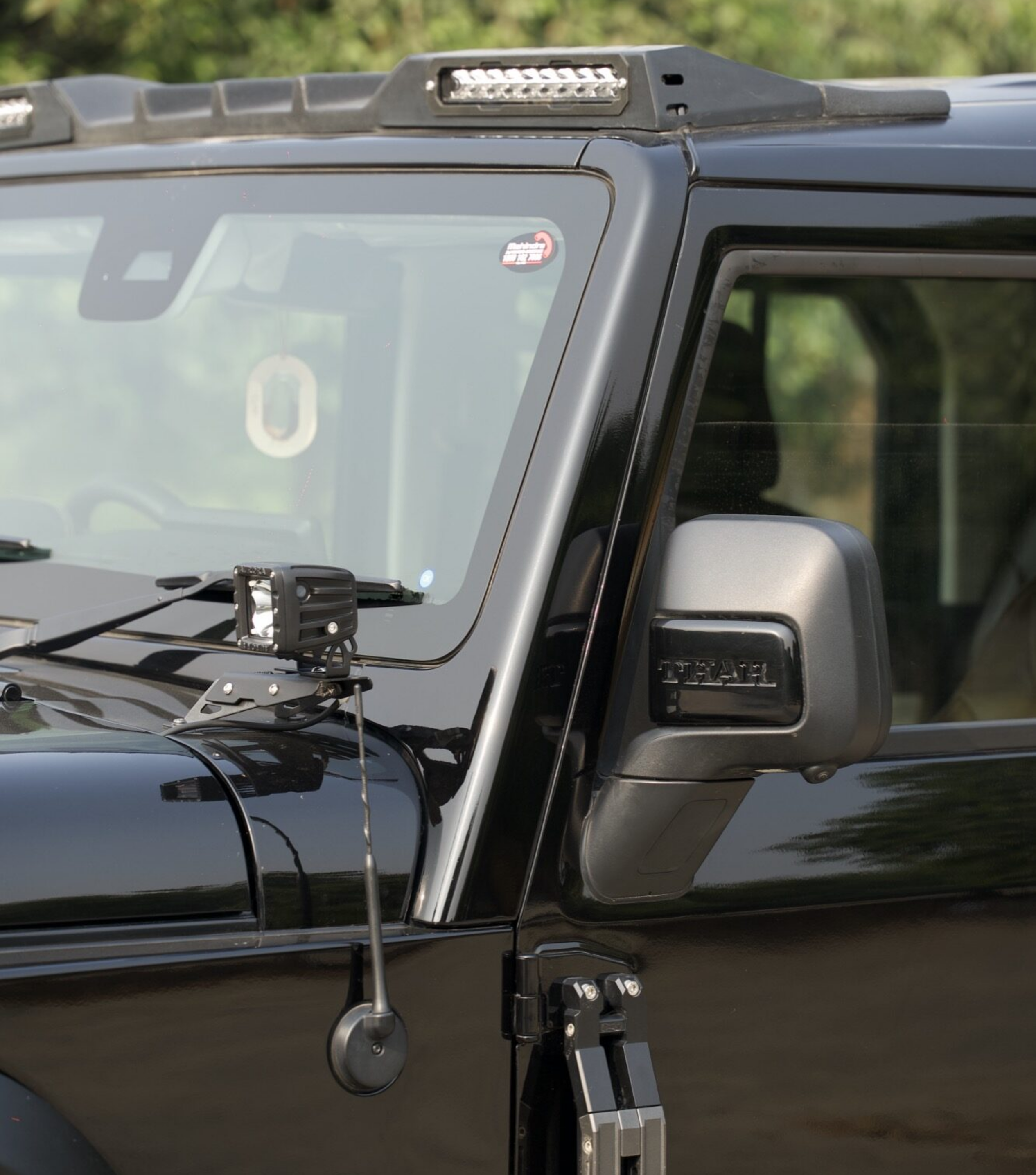 Bimbra Windshield Light Brackets for Thar Roxx
