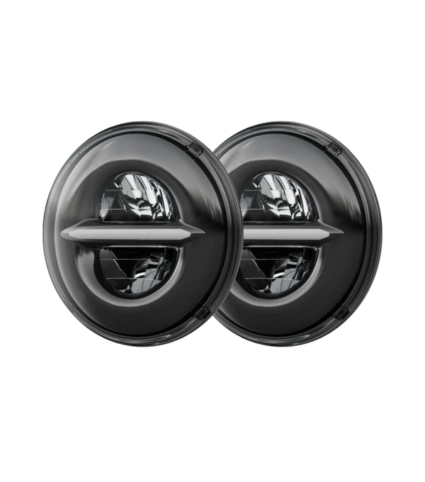 Hyperlink Minus 7-Inch LED Headlight HP H-1 Pro (Pair)