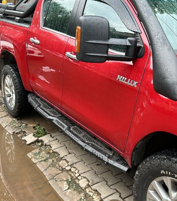 ProMan Metal Side Foot Step for Toyota Hilux
