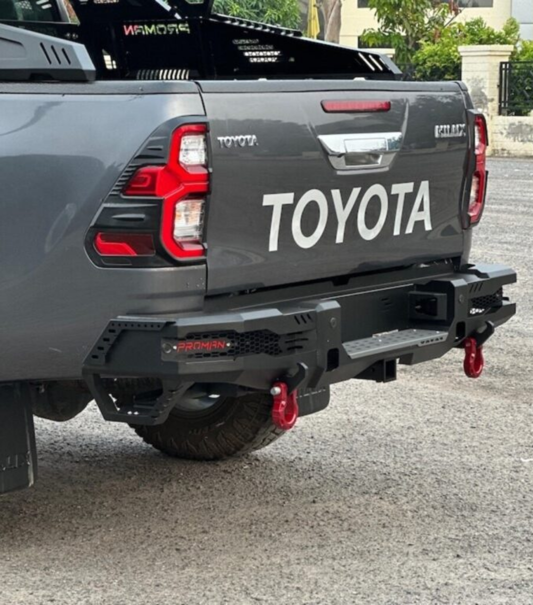 ProMan Rear Metal Bumper for Toyota Hilux