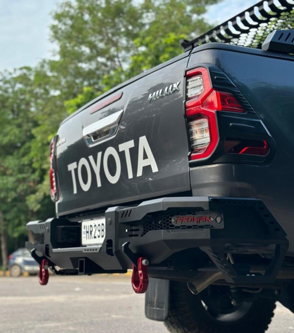 ProMan Rear Metal Bumper for Toyota Hilux