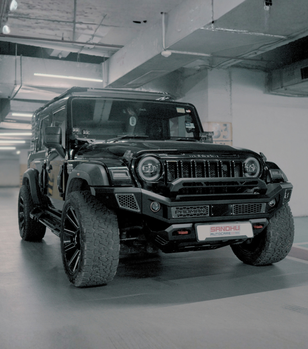 Proman Thar Roxx Front Bumper (ADAS Compatible) – Mark 1