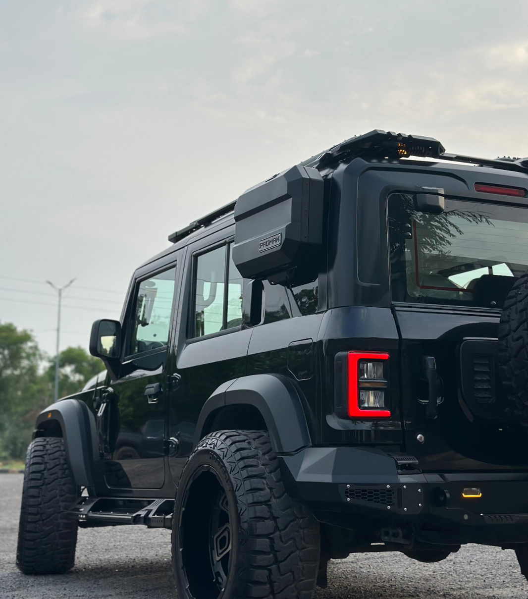 ProMan Aluminium Side Utility Box for Thar Roxx (Roof Carrier Accessory)