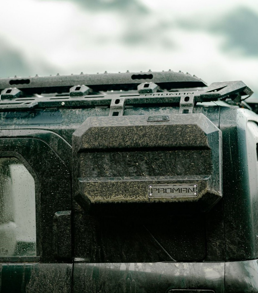 ProMan Aluminium Side Utility Box for Thar Roxx (Roof Carrier Accessory)