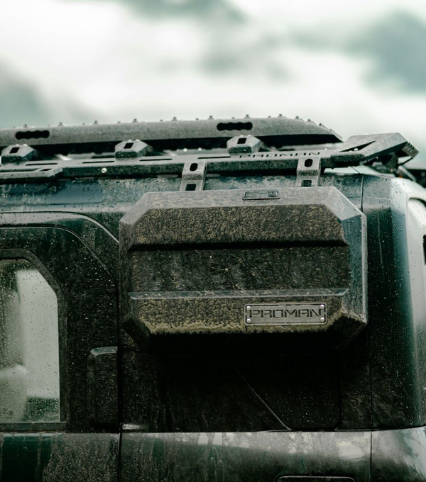 ProMan Aluminium Side Utility Box for Thar Roxx (Roof Carrier Accessory)