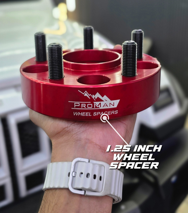 ProMan Wheel Spacer (1.25 Inch) – Red for Thar Roxx