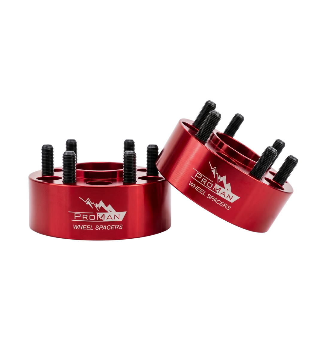 ProMan Wheel Spacer (2 Inch) – Red for Thar Roxx