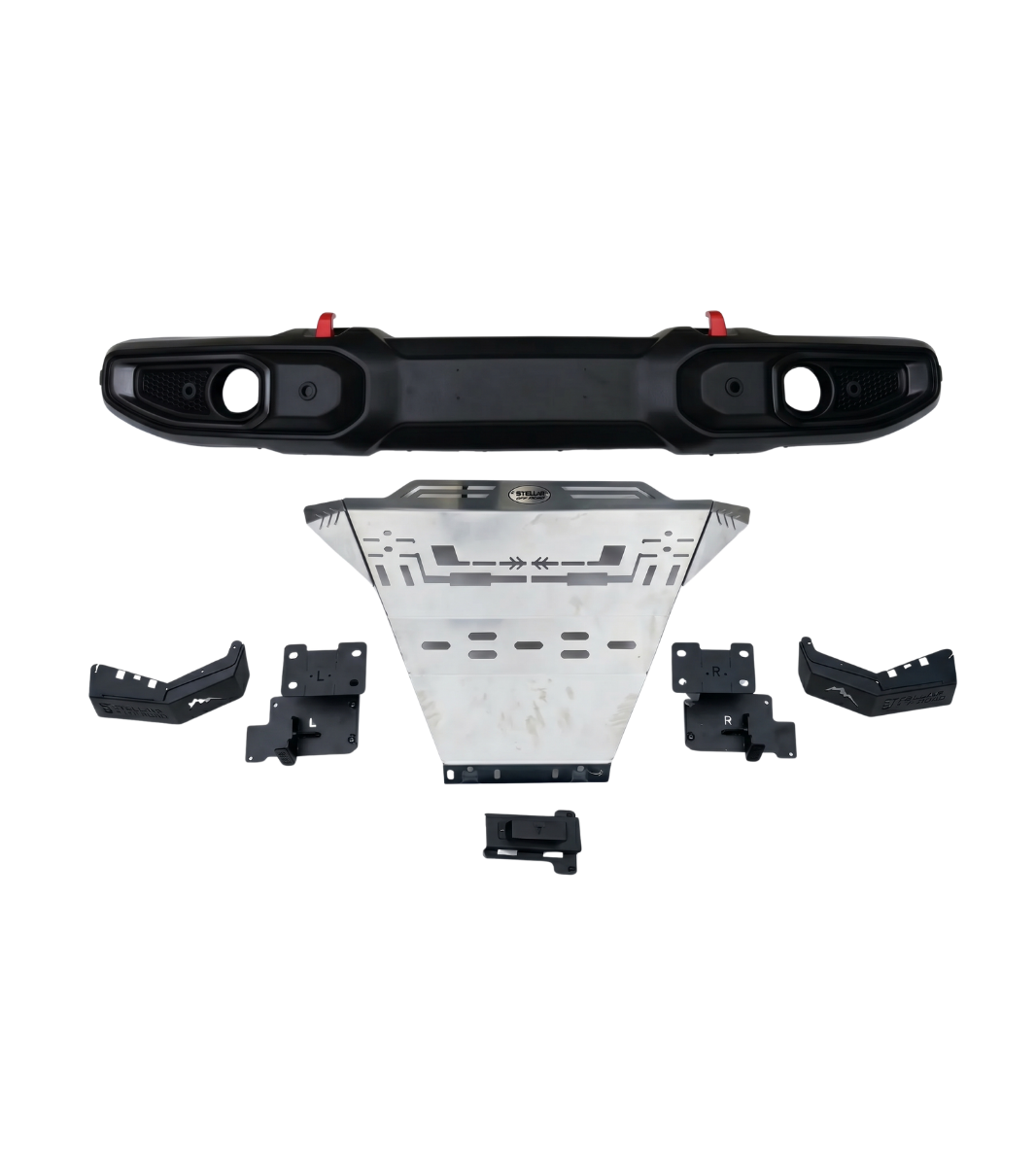 Stellar Wrangler Style ABS Front Bumper with Underbody Shield for Thar Roxx Main image