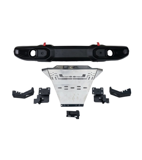 Stellar Wrangler Style ABS Front Bumper with Underbody Shield for Thar Roxx