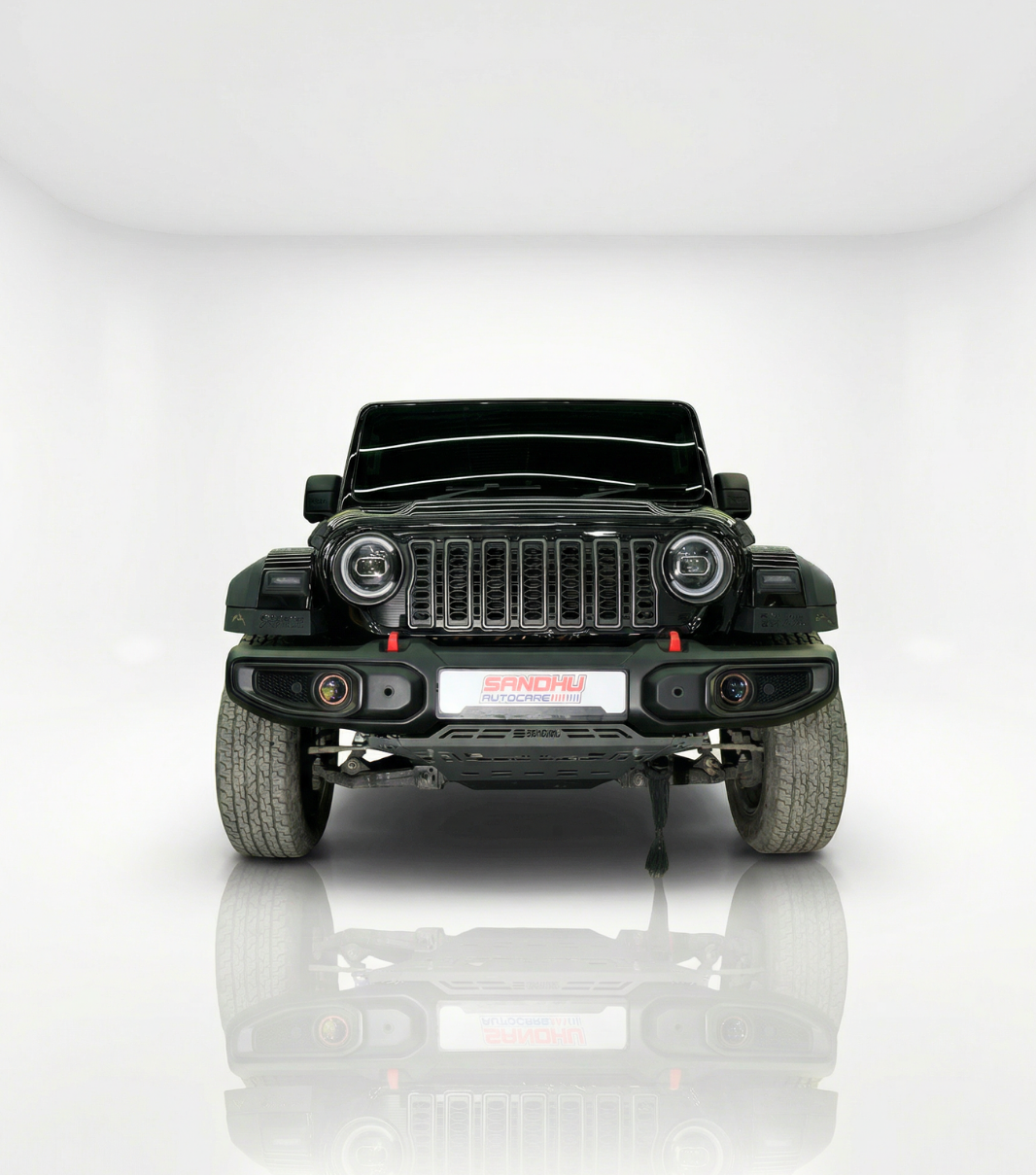 Stellar Wrangler Style ABS Front Bumper with Underbody Shield for Thar Roxx