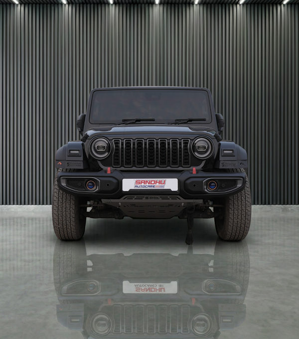 Stellar Wrangler Style ABS Front Bumper with Underbody Shield for Thar Roxx