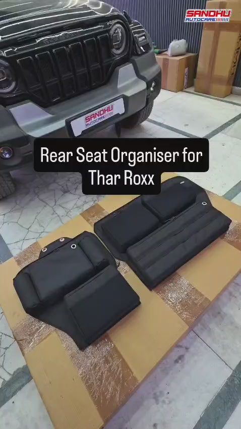 Bimbra Rear Seat Organizer for Mahindra Thar Roxx